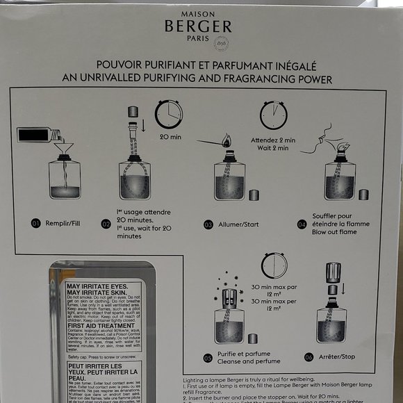 Maison Berger Paris Lamp with Summer Night Refill Diffuser all in box - Picture 4 of 13